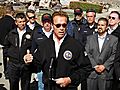 Raw Video: Schwarzenegger Sees Calif. Blast Area