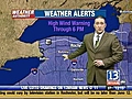 VIDEO: 13WHAM Weather Authority Midday Forecast &#8212; 2/12/09