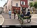 Dernière tournée du facteur Chazelle ... à cheval (Genay)