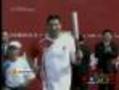 Former Denver Nugget Leads Olympic Torch Run
