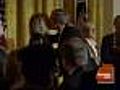 Bush, Streisand Share Kiss At Kennedy Honors