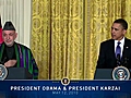 President Obama and President Karzai Press Availability