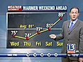 VIDEO: 13WHAM Weather Authority Forecast - 8/5/09