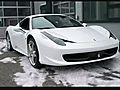 2010 White Custom Ferrari 458 Italia in Camouflage Paint HQ