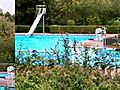 Sprünge im Freibad (Fun)