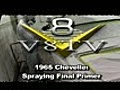 1965 Chevelle: Spraying Final Primer Video V8TV