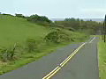 Royalty Free Stock Video SD Footage Pan Left From Road to Cloud Covered Mountain Near Hana in Maui,  Hawaii