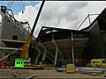 Un muerto en el derrumbe de una grada del estadio del Twente