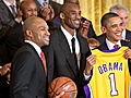 President Obama Welcomes the Los Angeles Lakers