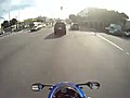 Biker rear ended