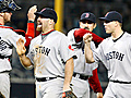 Red Sox sweep Yanks,  climb to .500