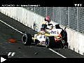 F1 : L’accident de Nelson Piquet à Singapour - Automoto.fr - 06/09/2009