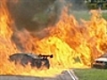 Reindler in V8 crash inferno
