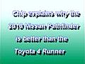 Dont buy 4runer till u see this! Toyota 4runner VS Pathfinder