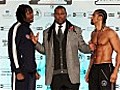 David Haye v Audley Harrison: the weigh-in