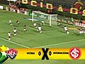 Vitória e Inter ficam no 0x0 no 1º tempo; veja os lances