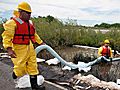 Rising river complicates Exxon oil spill cleanup
