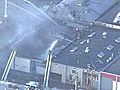 RAW SKY7-HD: Massive SF warehouse fire