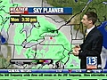 VIDEO: 13WHAM Weather Authority Midday Forecast &#8212; 04/20/09