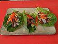 Recipe:  Beef Lettuce Wraps