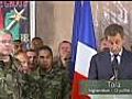 Sarkozy en visite surprise en Afghanistan