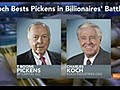 Pickens Losing to Koch in Washington Energy Wager