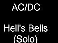 Leçon de guitare solo Hell’s Bells de ACDC