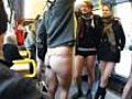 Sin pantalones,  en el metro de Nueva York