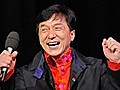 Publikum feiert Kung-Fu-Star Jackie Chan