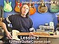 Learning Guitar Scales Intermediate Guitar Week 8 Lesson 2