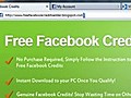 Get Free Facebook Credits Generator!!