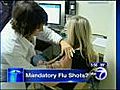 Medical report on mandatory flu shots and sleep issues