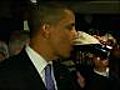 Obama Gets Drunk 05/24/11