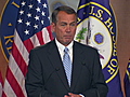 Rep. Boehner calls for up or down vote