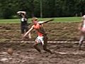 Mud,  sweat and tears in swamp soccer