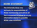 UConn will review report that it broke NCAA rules