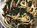 Kale with Tomato,  Garlic, and Thyme