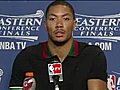 &quot;My fault... I’m going to learn from it.&quot; Derrick Rose talks about Game 4