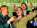 Grüne feiern Einzug in Sachsen-Anhalts Landtag