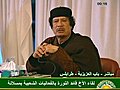 LIBYA: Libyans ready for a &#039;long war&#039;,  Gaddafi tells state TV