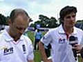 Centuries for Cook and Trott