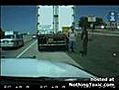 Cop Nearly Gets Crushed