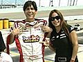 Milka Duno y Poncho en la Indy 500