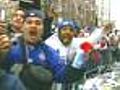 From Battery Park To City Hall: A Sea Of Blue