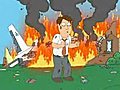 Family Guy - Plane crash