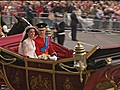 Royal wedding procession