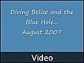Watch the dive - San Pedro, Belize