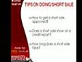 Minnetonka Mills Short Sale Tips - Minnesota Short Sales