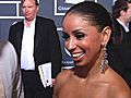 Mya on the 2011 Grammy Carpet