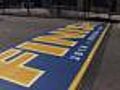 Web Extra: Boston Marathon Finish Line Is Painted